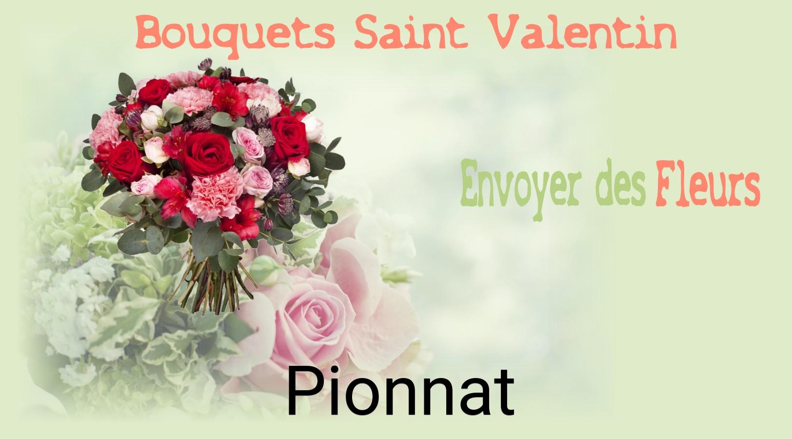 Roses de Saint-Valentin livrées à Pionnat